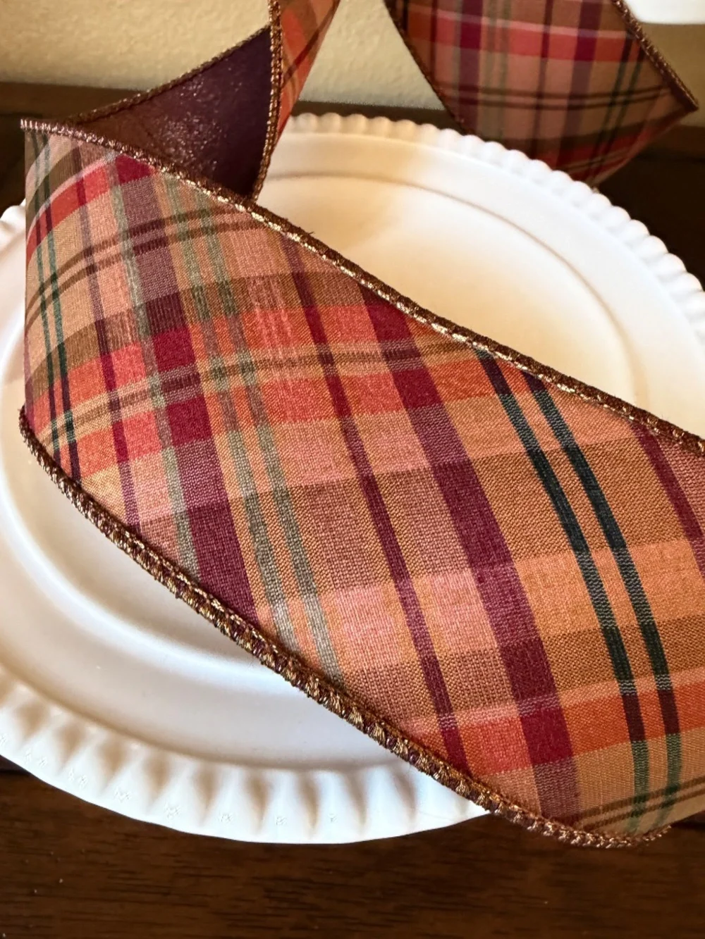 Tierra Tonal Diagonal Plaid/Reliant Ribbon